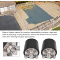 Miniatyrbild 3 av 5: 2 st pool vinterplugg, 25 mm vintergummiplugg pool vinterplugg expansionsplugg med metallbultar för att förhindra skador