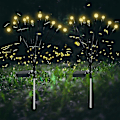 Miniatyrbild 4 av 5: 2 st 10-huvud solcellslampor, 10 LED utomhus vattentäta solcellslampor [C]