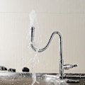 Miniatyrbild 4 av 4: Utomhusköksblandare - 360° Köksblandare Flexibel Hals Tvättstuga Kran Bar Trädgård Utomhusblandare-C4 (C)
