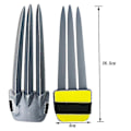 Miniatyrbilde 3 av 5: Wolverine-klør for barn, superhelt Black Panther cosplay-poter, rekvisitter til Halloween, tilbehør for barn