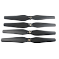 Miniatyrbilde 3 av 3: Propellblader for SJRC S70W HS100 Quadcopter Reservedeler Svart (C)