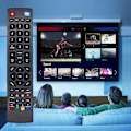 Miniatyrbild 3 av 5: Ersättningsfjärrkontroll för Blaupunkt LCD LED 3D Smart TV - Ingen installation krävs Blaupunkt Universa