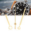 Miniatyrbild 4 av 5: T95 Herrklocka Timme Minut Sekund Visare Klockvisare Passar för ETA2824 Rörelse Guld[C]