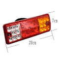 Miniatyrbillede 5 af 5: <p>2 stk LED Trailer Baglygter 12V E-Godkendt Vandafvisende Bil Baglygter, 5 Funktioner - Bremslys, Blinklys, Baklys, Positionslys, Reflektor