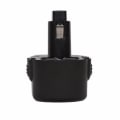 Miniatyrbild 2 av 5: 14,4V 3500mAh Ni-MH-batteri för Dewalt De9038 De9091 De9092 Dc551ka Dc830kb Dc835kb De9094 Dw935 De9094 3.0ah Svart