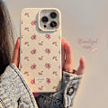 Miniatyrbilde 3 av 5: Vakkert blomstermobildeksel for iPhone 15 14 13 12 11 Pro Max XS XR 7 8 Plus SE2022 Myk silikon iPhone XS Max