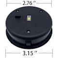 Pikkukuva 3 / 5: Aurinkolyhtyjen varaosakansi, vedenpitävät pyöreät aurinkolyhtyjen varaosatarvikkeet (8 cm) I6(FCC)