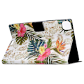 Miniatyrbillede 4 af 5: Etui til iPad Pro 11 (2018) / (2020) / iPad Air 11 (2024) / Air (2020) / (2022) PU Læder Mønster F Multicolor Golden Pineapple