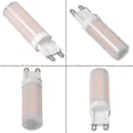 Miniatyrbillede 3 af 5: G9 Flamme Lampe LED Pære 0,5w Pc Keramisk Maling 10lm 36*2835 Smd Ac 220-240v 1300-1700k 360 Grader [Energiklasse A] 4-pak