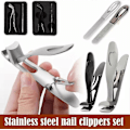 Miniatyrbild 2 av 5: Nagelklippare, Nagelklippare för Seniorer, Ergonomiska Stora Nagelklippare för Seniorer, Nagelklippare Nagelfil Set för Tjocka och Inåtväxta Tånaglar (C)