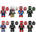 Miniatyrbillede 2 af 5: 18 stk. Spiderman Venom Minifigurer Byggeklodser Actionfigurer Sæt
