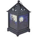 Miniatyrbilde 1 av 5: Halloween-lykt LED Halloween nattlys Bærbar flammelampe for festivaldekorasjon Slott[C]