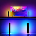 Miniatyrbild 3 av 5: 2-pack LED-remsor - Avancerad RGB Smart-belysning med musiksynkronisering - 24-knappars fjärrkontroll - Atmosfärisk bakgrundsbelysning för TV och mångsidig skrivbordslampa