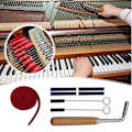 Miniatyrbild 2 av 5: Professionell Pianostämningsset, Pianostämningshammare Dämpare, Pianostämningsverktyg