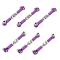 Miniatyrbilde 2 av 5: Justerbar Servo Koblingsstang Styrestang for 1/12 1/10 RC Bil Lilla (C)