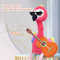 Miniatyrbilde 3 av 4: Flamingo Interaktiv Syngende Og Dansende Plukket Flamingo Fest Leke For Barn[C]