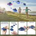 Miniatyrbillede 3 af 5: Mini Drone Led Ufo Type Flyvende Helikopter Spinner Fingertip Flyvning Gyro Drone Flyvemaskine Legetøj[C]
