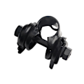 Miniatyrbillede 5 af 5: Sort Cykel Saddel Sæde Bolt Sadelpind Klemme Montering Beslag 1pc Sort