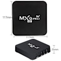 Miniatyrbild 3 av 5: Android TV-box, 4K HDR Streaming Media Player, 4 GB RAM 32 GB ROM Allwinner H3 -kärnans Smart TV-box