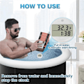 Miniatyrbilde 5 av 5: Isbadstemperaturmåler, Flytende Termometer for Isbad, Vanntett IP67, Kaldt Dykk Termometer &