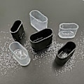 Miniatyrbild 3 av 4: 16 Stycken Stolsbensskydd Stolsbensskydd Golvskydd 40 x 20mm Svart (C)