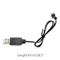 Pikkukuva 4 / 5: 3.6V/4.8V/6V/7.2V 250mA SM-liitin USB-laturi LED-latausilmaisimella NiMH NiCD RC-auto Robottilelujen Akulle (FCC)