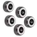 Miniatyrbilde 2 av 5: 5 stk Urkrone Stål Urhode Reparasjonsdeler Utbytte Tilbehør Sett Svart 5mm / 0,2 tommer [C]