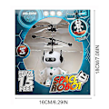 Miniatyrbild 4 av 4: Robot Induktionsflygande Gyro Helikopter Drone Rymdrobot Leksak Barnpresent