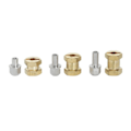 Miniatyrbilde 5 av 5: RC Messing Hjul Hex Hub Drive Adapter 4 stk. For Axial Scx10 RC Crawler 15mm (C)