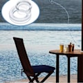 Miniatyrbild 3 av 5: 2Set Paraplyhålsringar Paraplyhålsring med lockhylsa Paraplyplugghylsa Utomhusbord H (C)