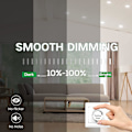 Miniatyrbillede 4 af 4: 12 stk. 7W Hvide LED Nedhængte Loftlamper Slanke Spotlys