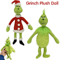 Miniatyrbilde 2 av 4: Jule-Grinch Plussjeleke Myk Leke Stoffdyr Teddy Baby Barn Jul Gave Søt