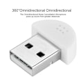 Miniatyrbild 4 av 5: Bärbar USB-min mikrofonadapter för datorljudinspelning