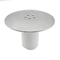 Miniatyrbild 2 av 5: Duschbrunnstäcke, Duschbrunnstäcke 90mm/115mm Plug Drain Ersättningshål Krompläterad Yu