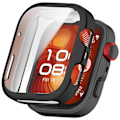 Miniatyrbild 1 av 4: Elektropläterat TPU Full Coverage Skyddsfodral för Klocka (C) Black For Huawei Watch Fit 4