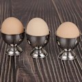 Miniatyrbilde 3 av 5: 8 stk. Eggkoppsett i rustfritt stål - Hardkokte egg og myk brettverktøyholdere Kjøkken, Sølv[C]