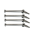 Pikkukuva 3 / 5: 4 kpl Metalliset Vetoakselit ja Pyöränmutterit Wltoys 144001 144010 124007 124016 124019 124018 RC-autolle