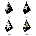 Miniatyrbild 3 av 3: 60 x 90 cm One Piece Flagga Piratflagga Straw Hat Pirates