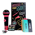 Miniatyrbild 1 av 5: Grab The Mic Karaokespel med Textkort, 2-10 Spelare, Hilariskt Brädspel för Barn & Vuxna, Perfekt för Fester & Födelsedagar - HZ Default