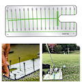 Miniatyrbilde 3 av 5: Golf Putting Alignment Speil Treningshjelpemiddel Undervisningsutstyr Speil Posisjonskorrigerer For O