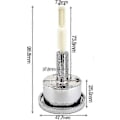 Miniatyrbild 2 av 5: Geberit Typ 280 Dubbelspolknapp - ABS Kromplätering (274.006) - 1 kg (DPD) (FMY) (C)