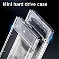 Miniatyrbillede 3 af 5: 2,5 tommer HDD SSD Kabinet SATA til USB 3.1 Type C 4TB Transparent Ekstern Harddisk Kabinet Kompatibel (FCC)