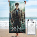 Miniatyrbillede 1 af 5: v262 Harry Potter Strandhåndklæde Hurtigtørrende Absorberende Sandfri Store Håndklæder Til Swimmingpool Camping Strandtilbehør Rejse Ting  dnwh262