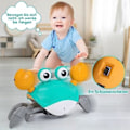 Miniatyrbilde 2 av 5: Baby Toddler Leketoy 1 År Gammel, LED Musikalsk Interaktiv Sensor Krypende Krabbe Baby Leke for 6 9 12 24 Måneder, Gave til Baby Barn Jente Gutt