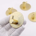 Miniatyrbild 4 av 5: Badrums krokar självhäftande guld - 4 stycken handdukskrokar väggkrokar klädkrokar att fästa starkt 4.