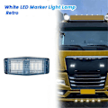Miniatyrbillede 2 af 5: Forlygte Grill Lys LED Markør Lampe til Man Truck Lastbil Forreste Dobbeltbrænder Indikatorlys B