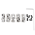 Miniatyrbild 5 av 5: Set Metall Cardanknut Gimbal Kopplingar Universalknut för RC Bil (C)