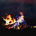 Miniatyrbild 5 av 5: Magiska Neon Flamfärger, Eldfärgspulver Färgglatt Flammpulver För Lägereld Eldstad, 2 Förpackningar