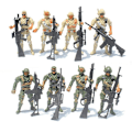 Miniatyrbilde 1 av 5: Army Men Leke Soldater 4 tommer Actionfigurer 8-pakning for Barn Gutter Jenter A
