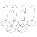 Miniatyrbilde 1 av 5: (6-pakning) Ornament Display Stativ, Hvit Jern Henge Stativ Stativ Holder for Henge Glass Globe Luft P